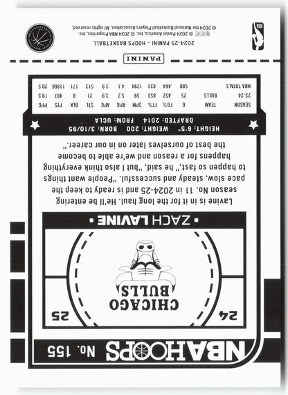 2024-25 Hoops #155 Zach LaVine