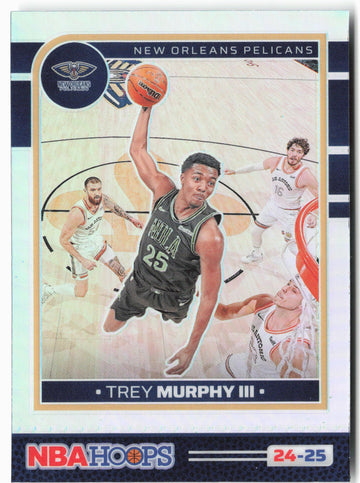 
2024-25 Hoops #148 Trey Murphy III Premium Prizms Silver