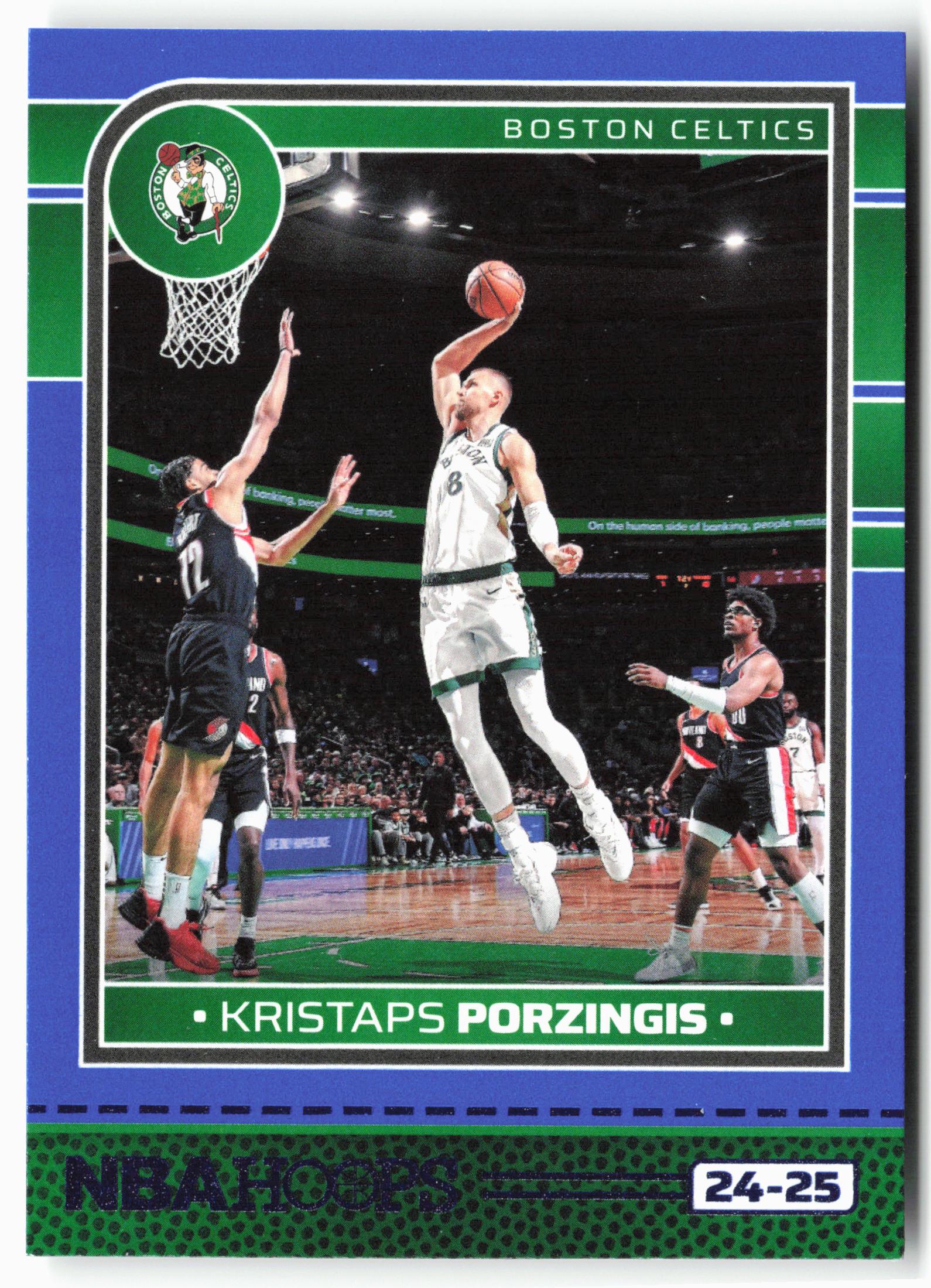 2024-25 Hoops #9 Kristaps Porzingis Blue