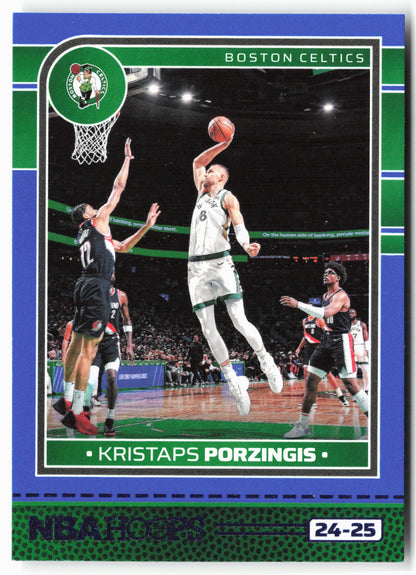 2024-25 Hoops #9 Kristaps Porzingis Blue