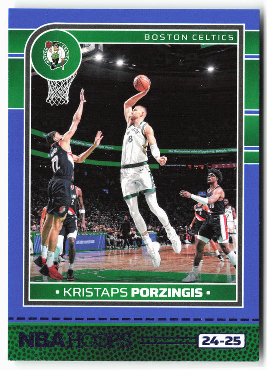 2024-25 Hoops #9 Kristaps Porzingis Blue