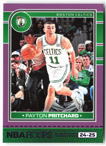 2024-25 Hoops #179 Payton Pritchard Purple