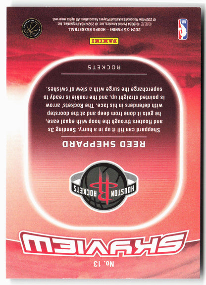 2024-25 Hoops #13 Reed Sheppard Skyview Holo