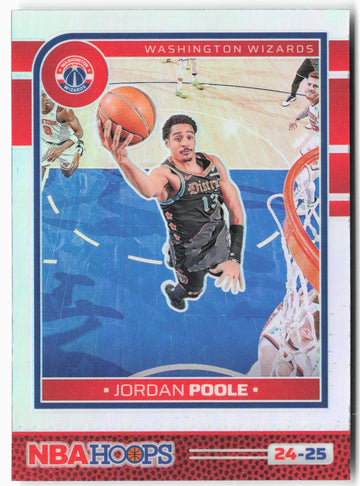 
2024-25 Hoops #190 Jordan Poole Premium Prizms Silver