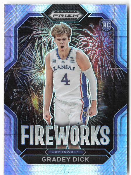 2023 Panini Prizm Draft Picks #7 Gradey Dick Fireworks Hyper