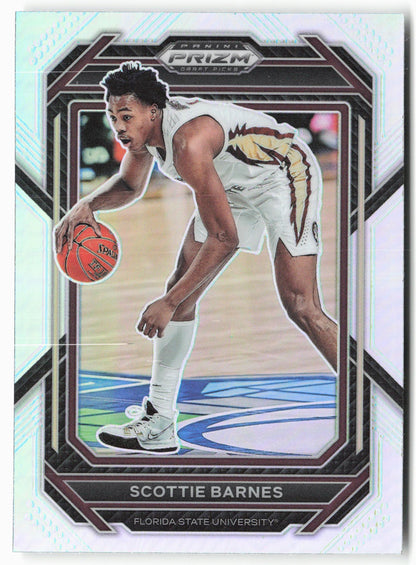 2023 Panini Prizm Draft Picks #62 Scottie Barnes Silver