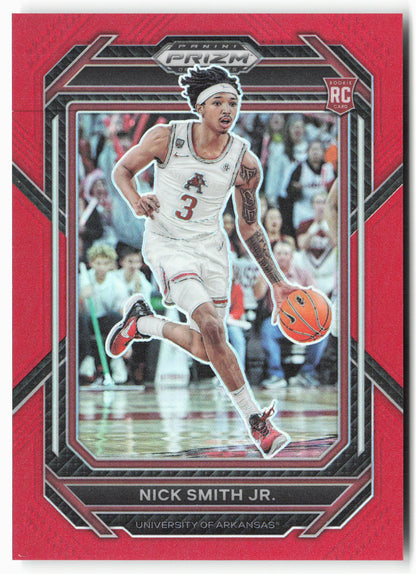 2023 Panini Prizm Draft Picks #50 Nick Smith Jr. Red #/299
