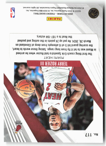 2023-24 Panini Phoenix #117 Terry Rozier III Phoenix Heiroglyphs