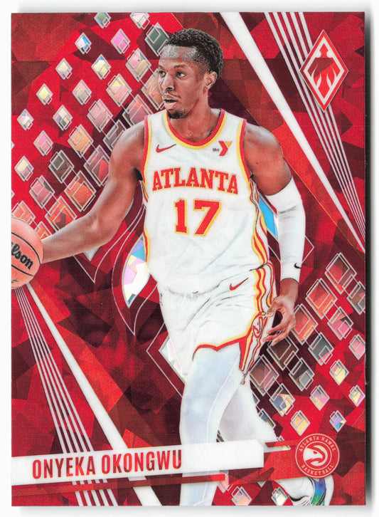 2023-24 Panini Phoenix #130 Onyeka Okongwu Phoenix Red Ice