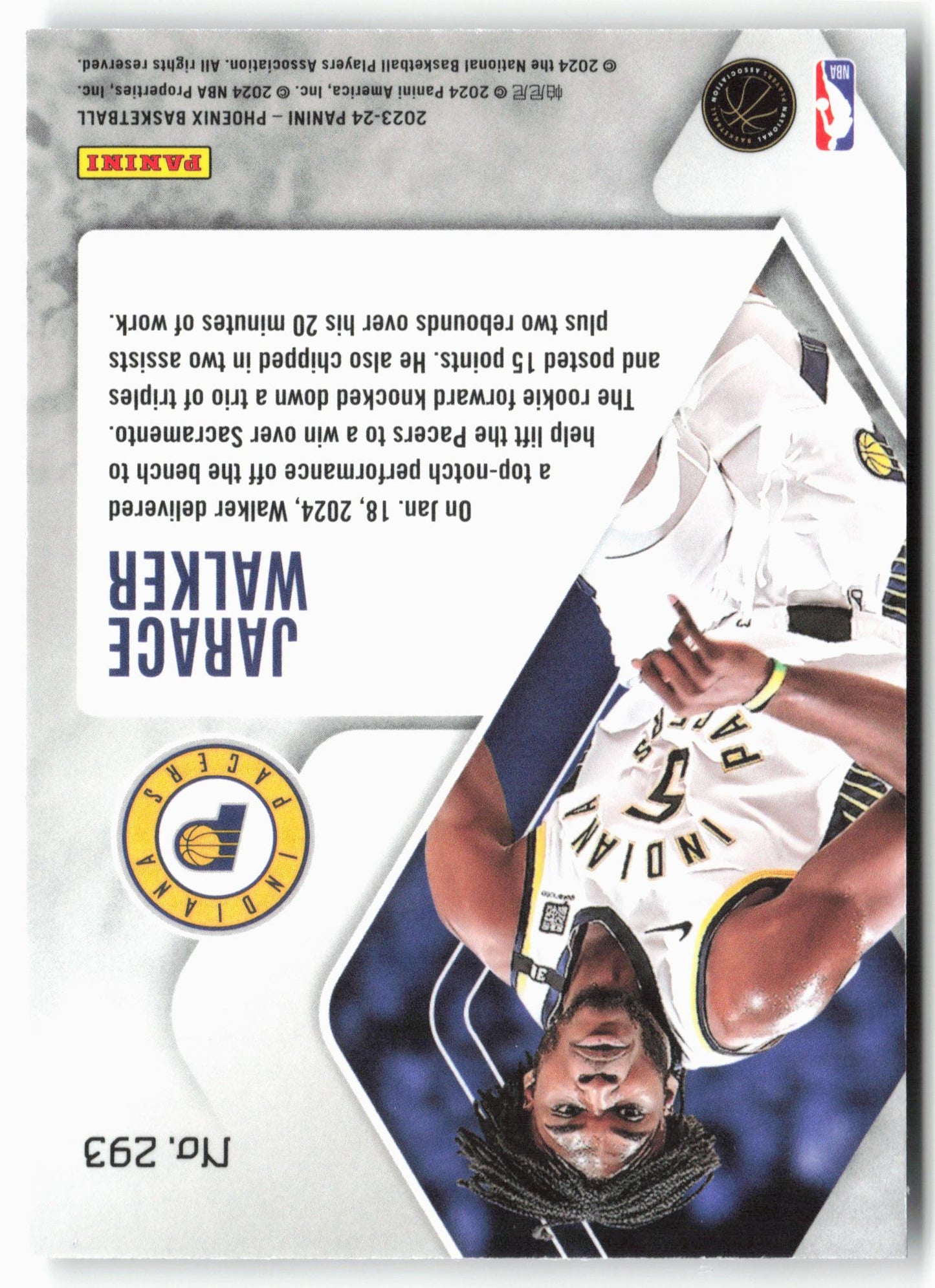 2023-24 Panini Phoenix #293 Jarace Walker
