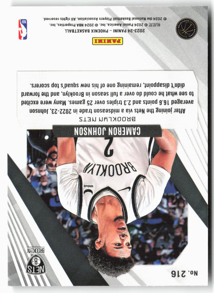 2023-24 Panini Phoenix #216 Cameron Johnson Phoenix Red Ice