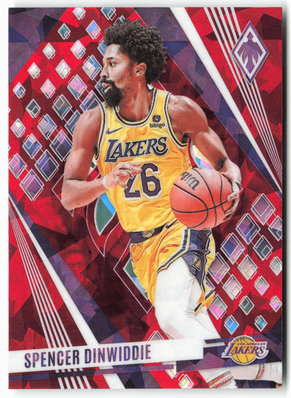2023-24 Panini Phoenix #173 Spencer Dinwiddie Phoenix Red Ice