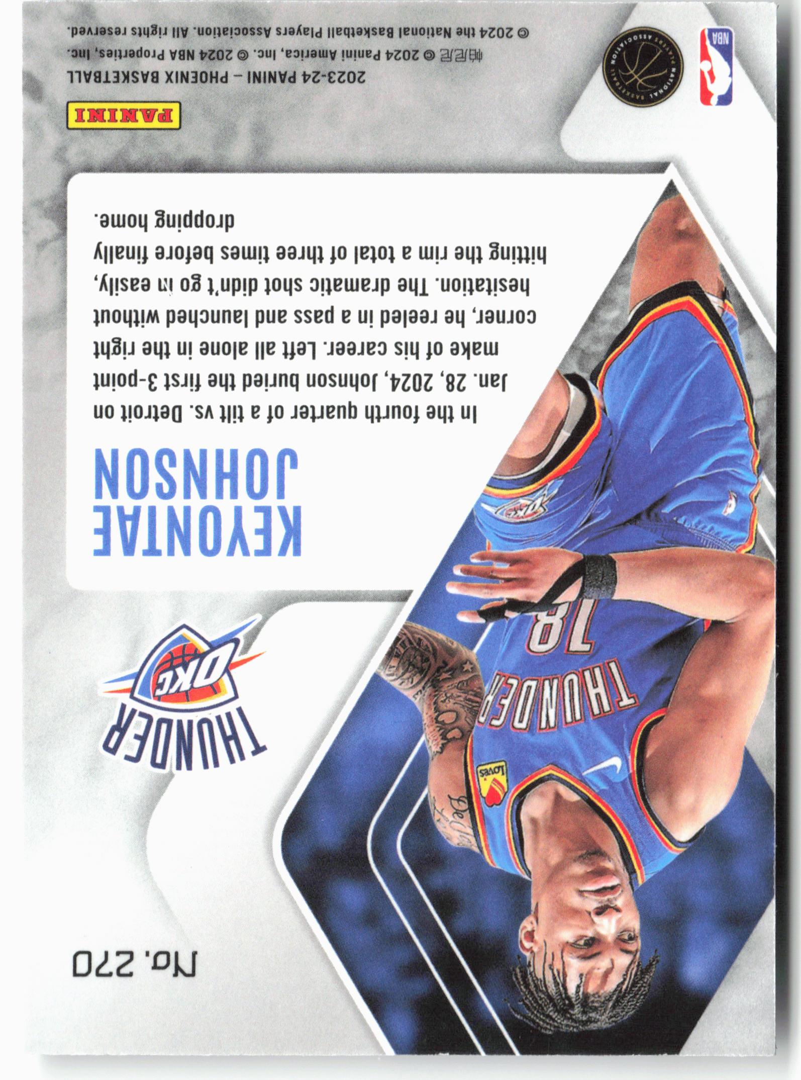 2023-24 Panini Phoenix #270 Keyontae Johnson