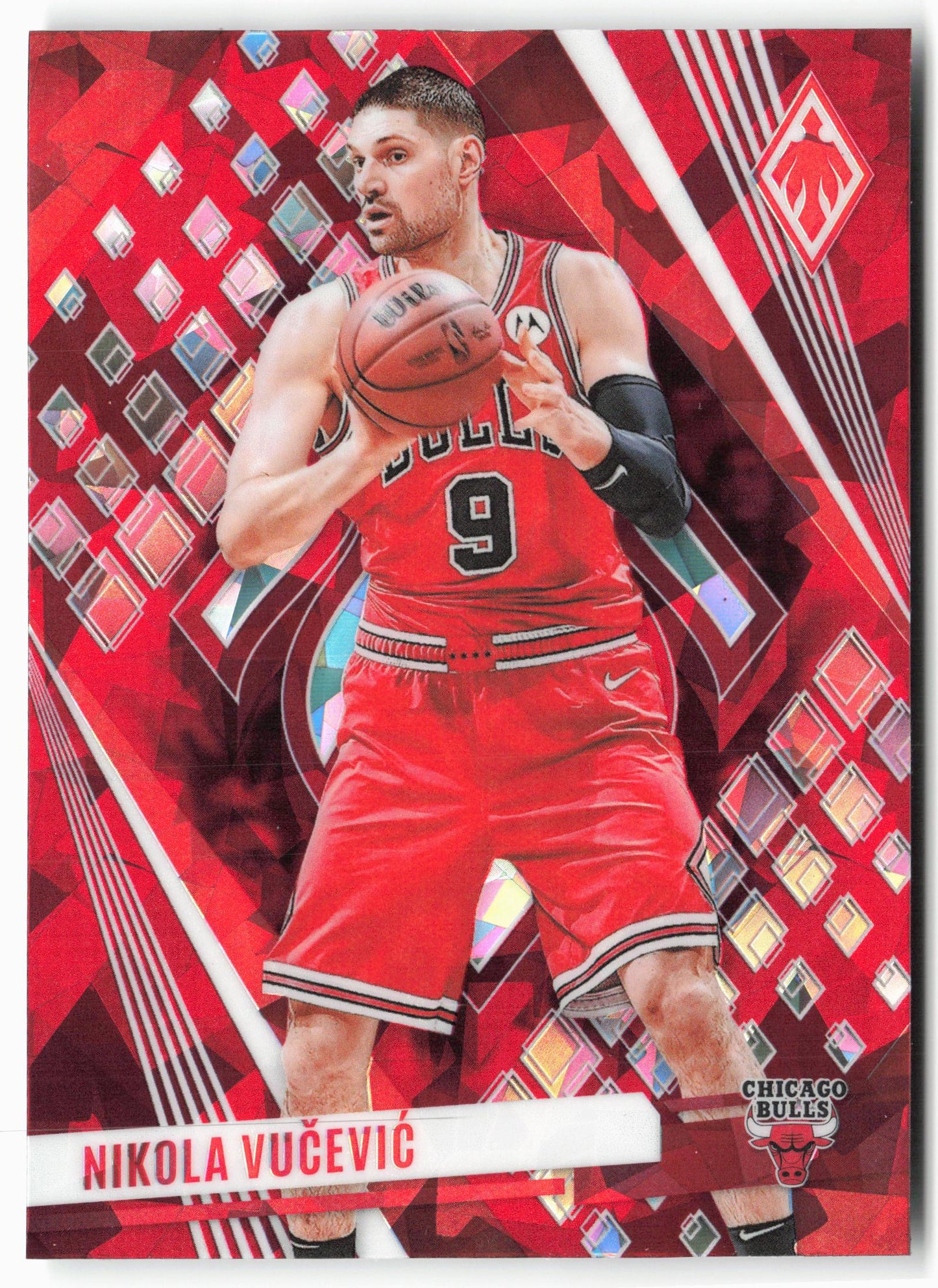 2023-24 Panini Phoenix #62 Nikola Vucevic Phoenix Red Ice