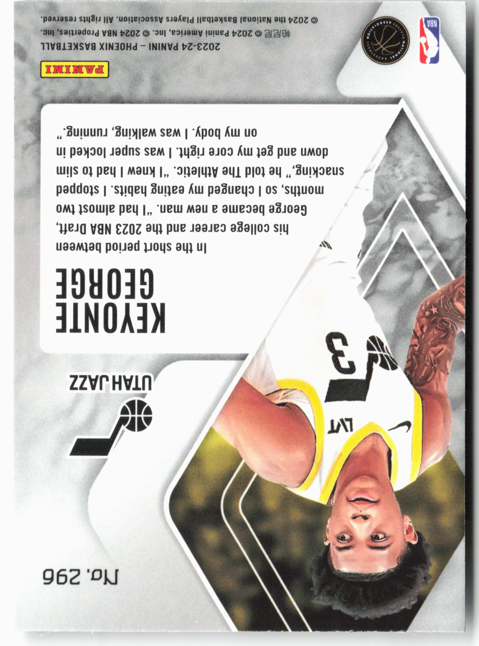 2023-24 Panini Phoenix #296 Keyonte George