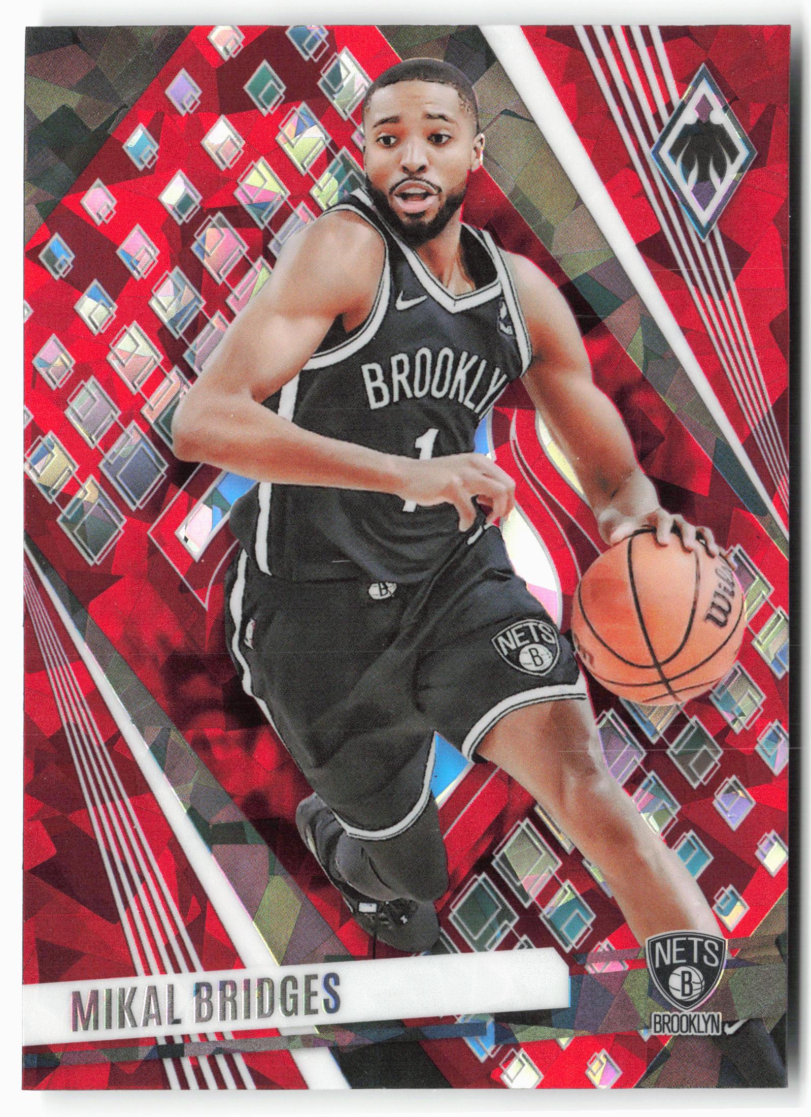 2023-24 Panini Phoenix #4 Mikal Bridges Phoenix Red Ice