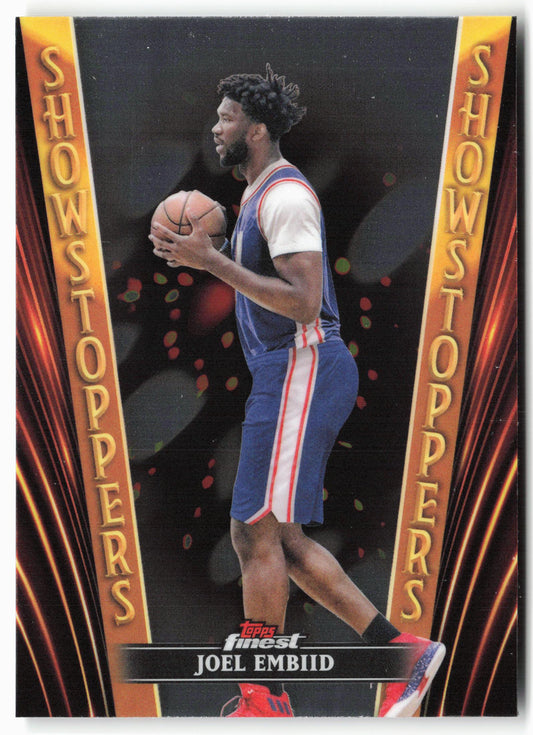 2023-24 Finest #SS-7 Joel Embiid Showstoppers
