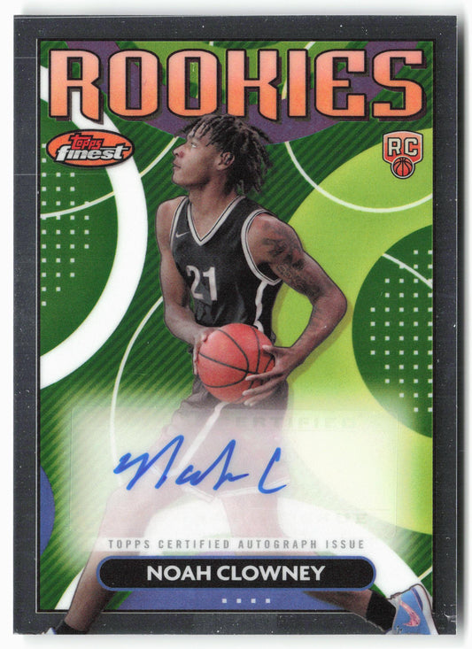 2023-24 Finest #RFA-NC Noah Clowney Rookie Finest Autographs