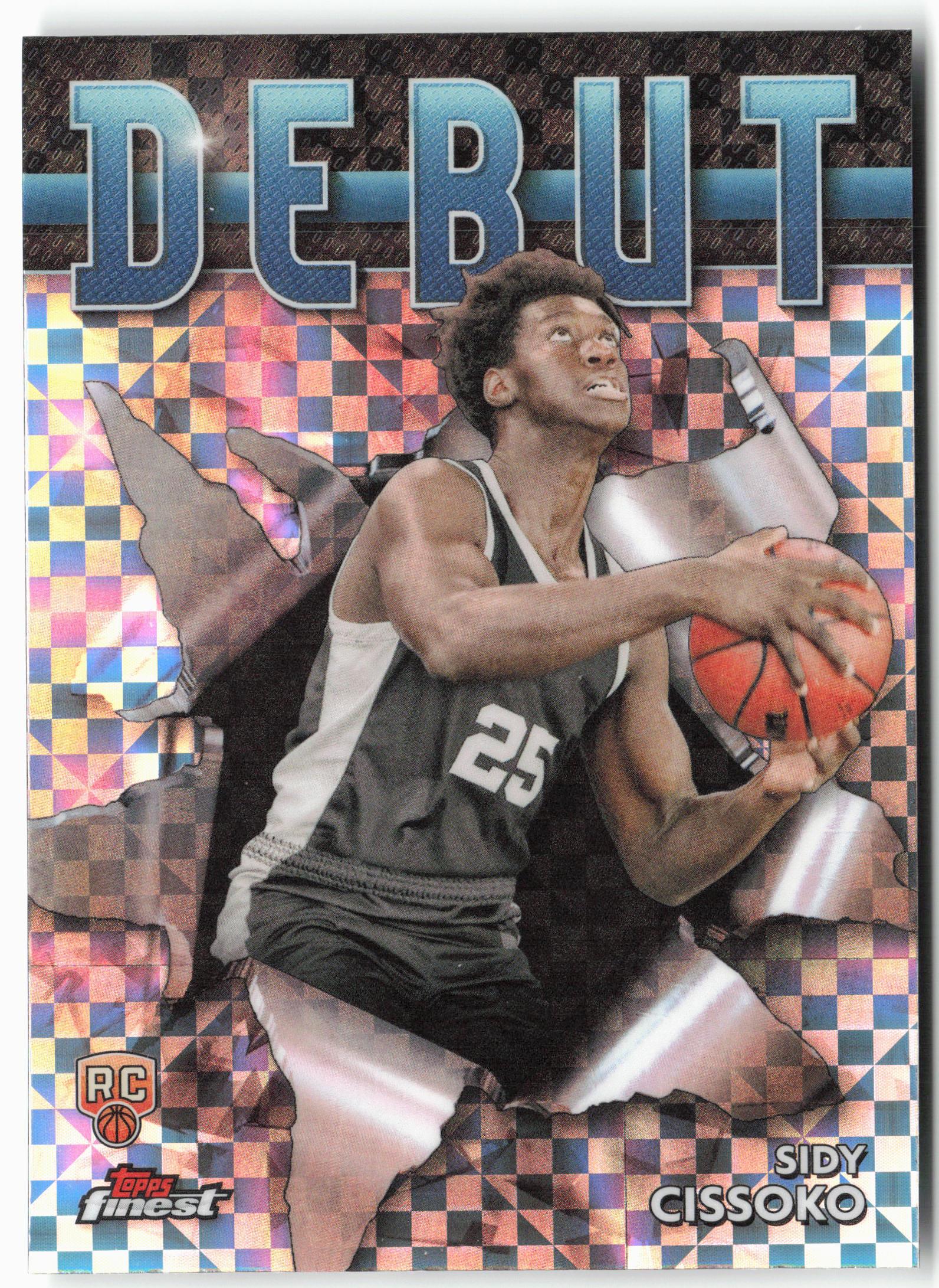 2023-24 Finest #D-26 Sidy Cissoko Debut Checkerboard