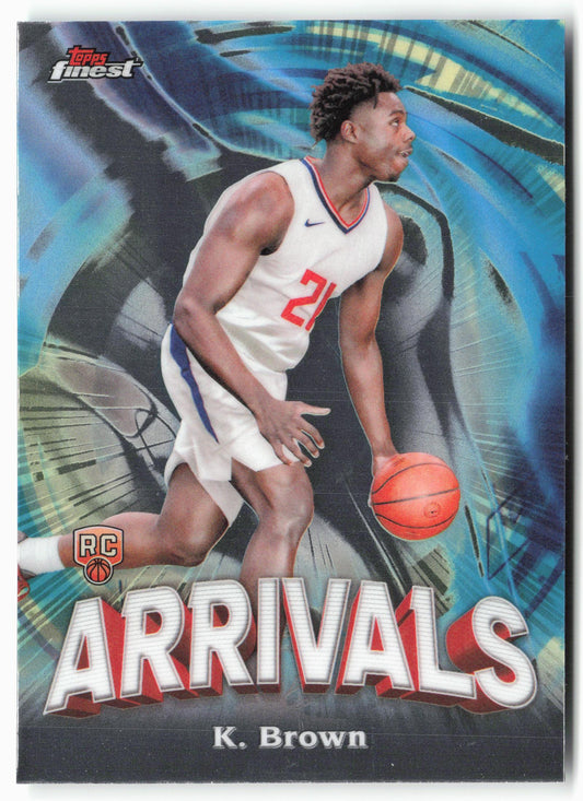 2023-24 Finest #A-30 Kobe Brown Arrivals