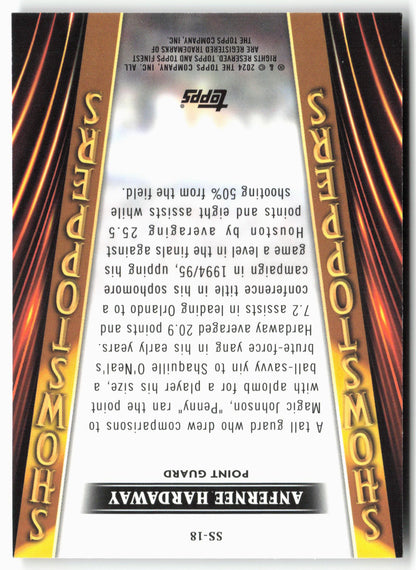 2023-24 Finest #SS-18 Anfernee Hardaway Showstoppers