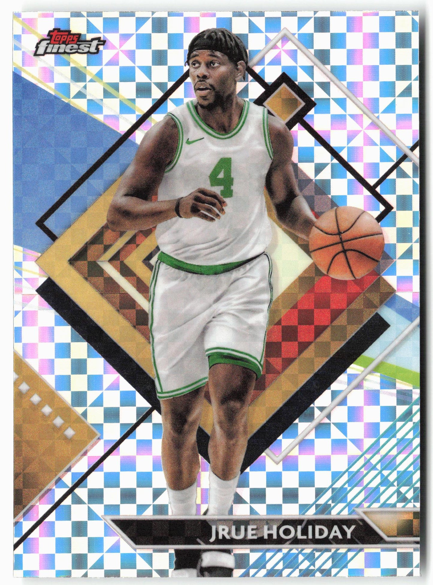 2023-24 Finest #227 Jrue Holiday Checkerboard Refractors