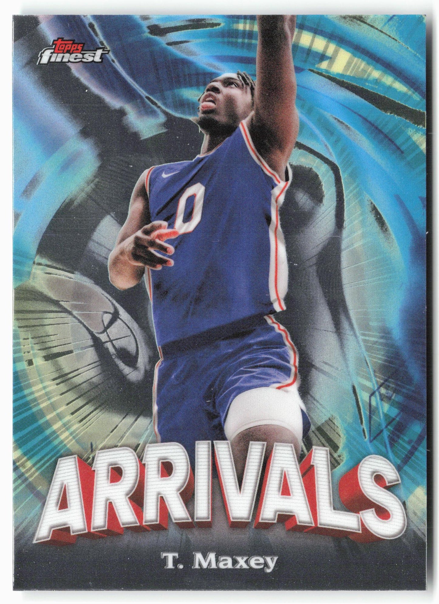 2023-24 Finest #A-5 Tyrese Maxey Arrivals