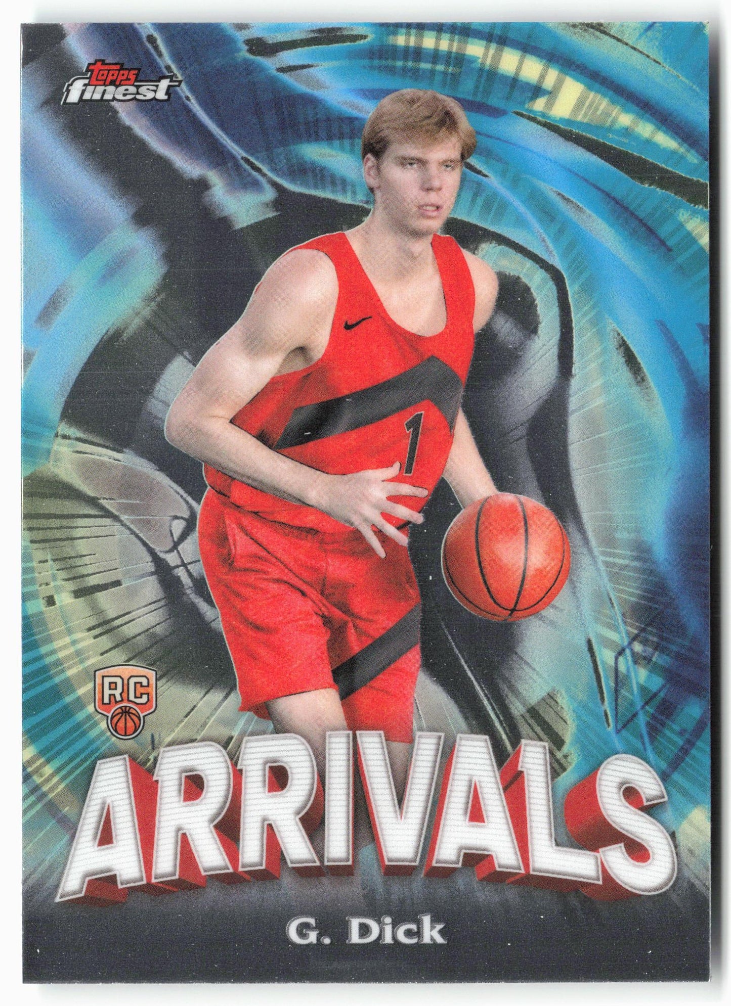 2023-24 Finest #A-15 Gradey Dick Arrivals