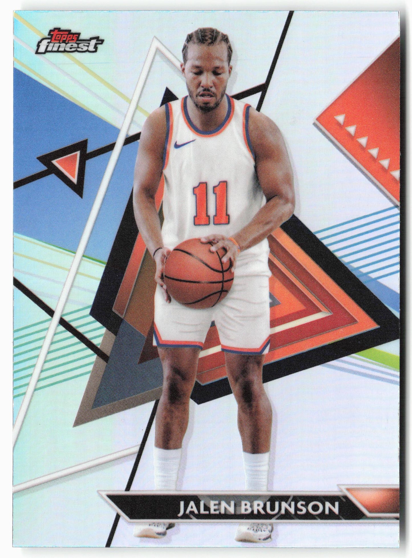 2023-24 Finest #144 Jalen Brunson Refractors