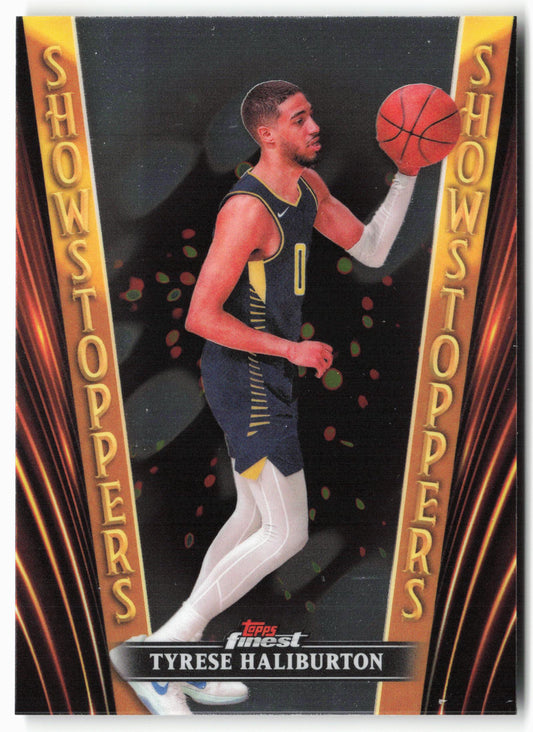 2023-24 Finest #SS-1 Tyrese Haliburton Showstoppers