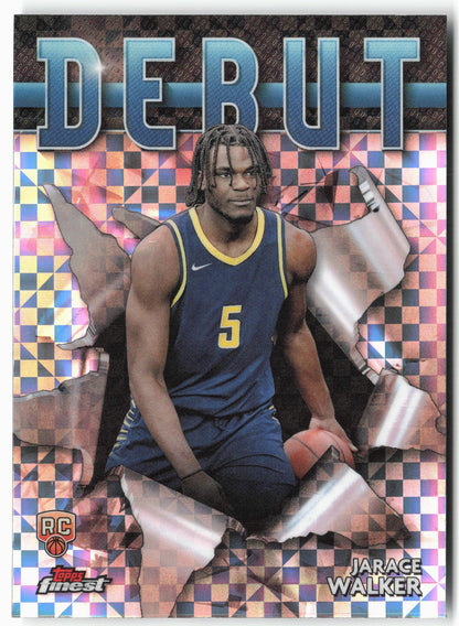 2023-24 Finest #D-6 Jarace Walker Debut Checkerboard