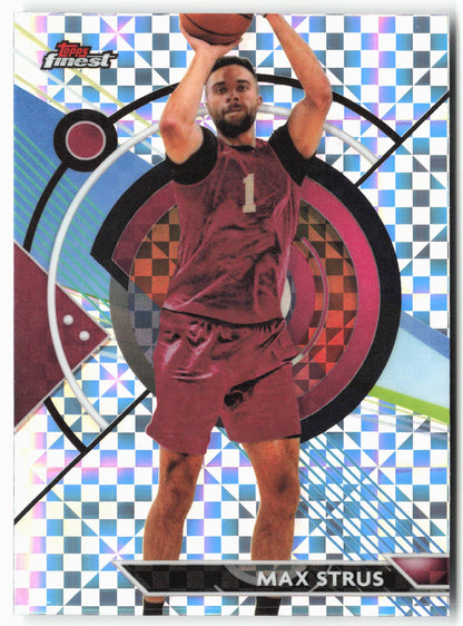 2023-24 Finest #52 Max Strus Checkerboard Refractors