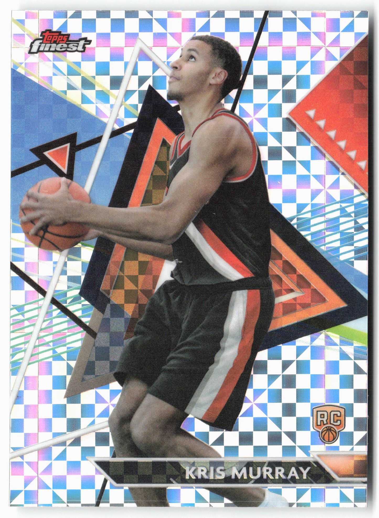 2023-24 Finest #186 Kris Murray Checkerboard Refractors