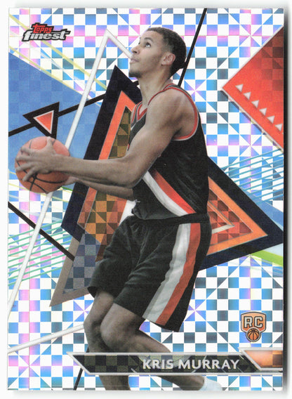 2023-24 Finest #186 Kris Murray Checkerboard Refractors