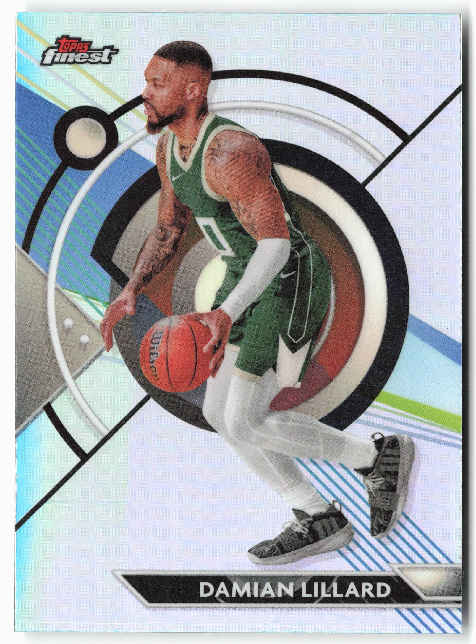 2023-24 Finest #18 Damian Lillard Refractors