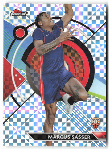 
2023-24 Finest #89 Marcus Sasser Checkerboard Refractors