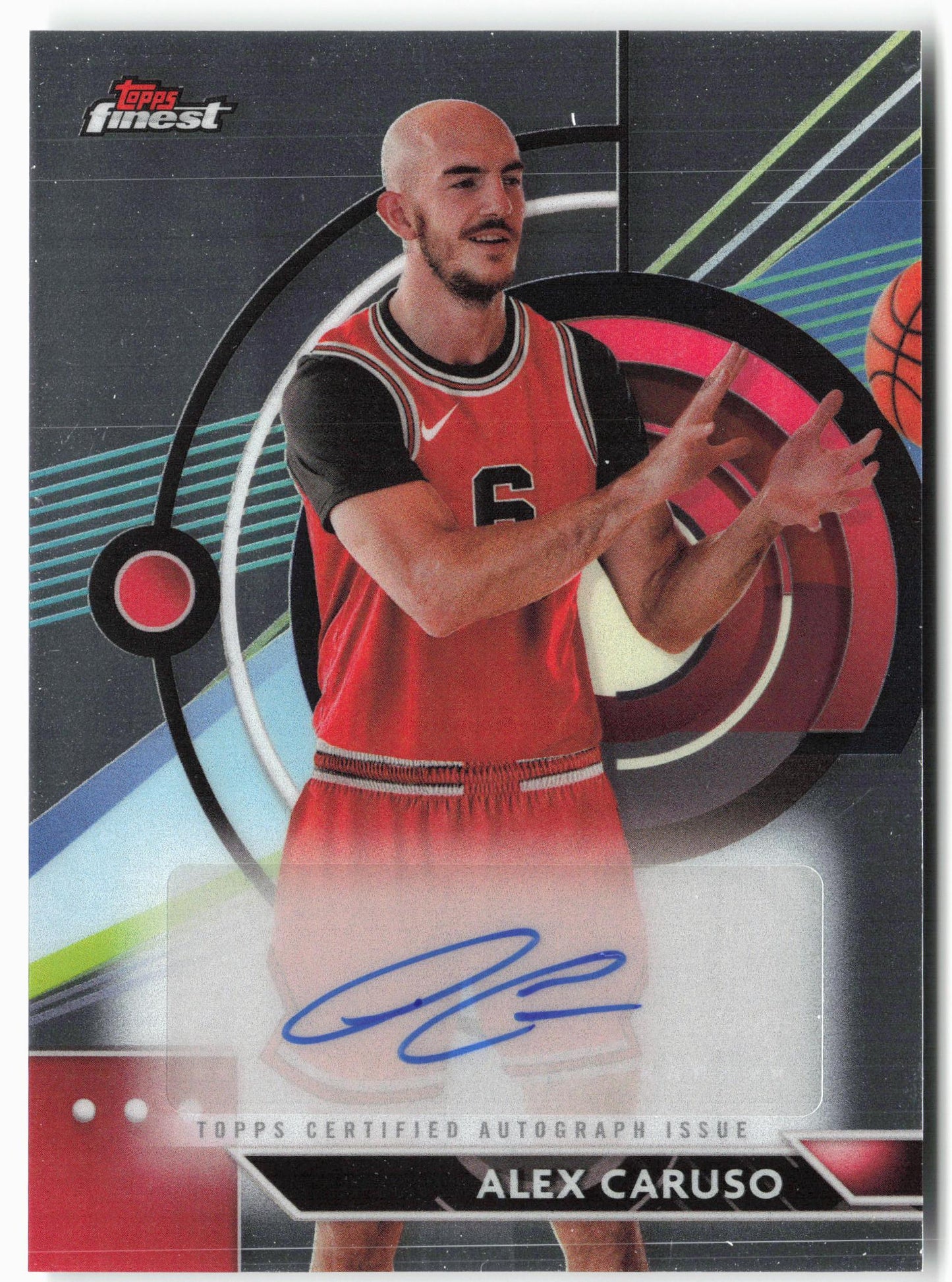 2023-24 Finest #FA-AC Alex Caruso Finest Autographs