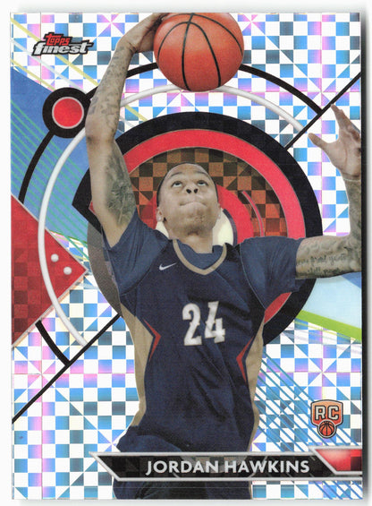 2023-24 Finest #81 Jordan Hawkins Checkerboard Refractors