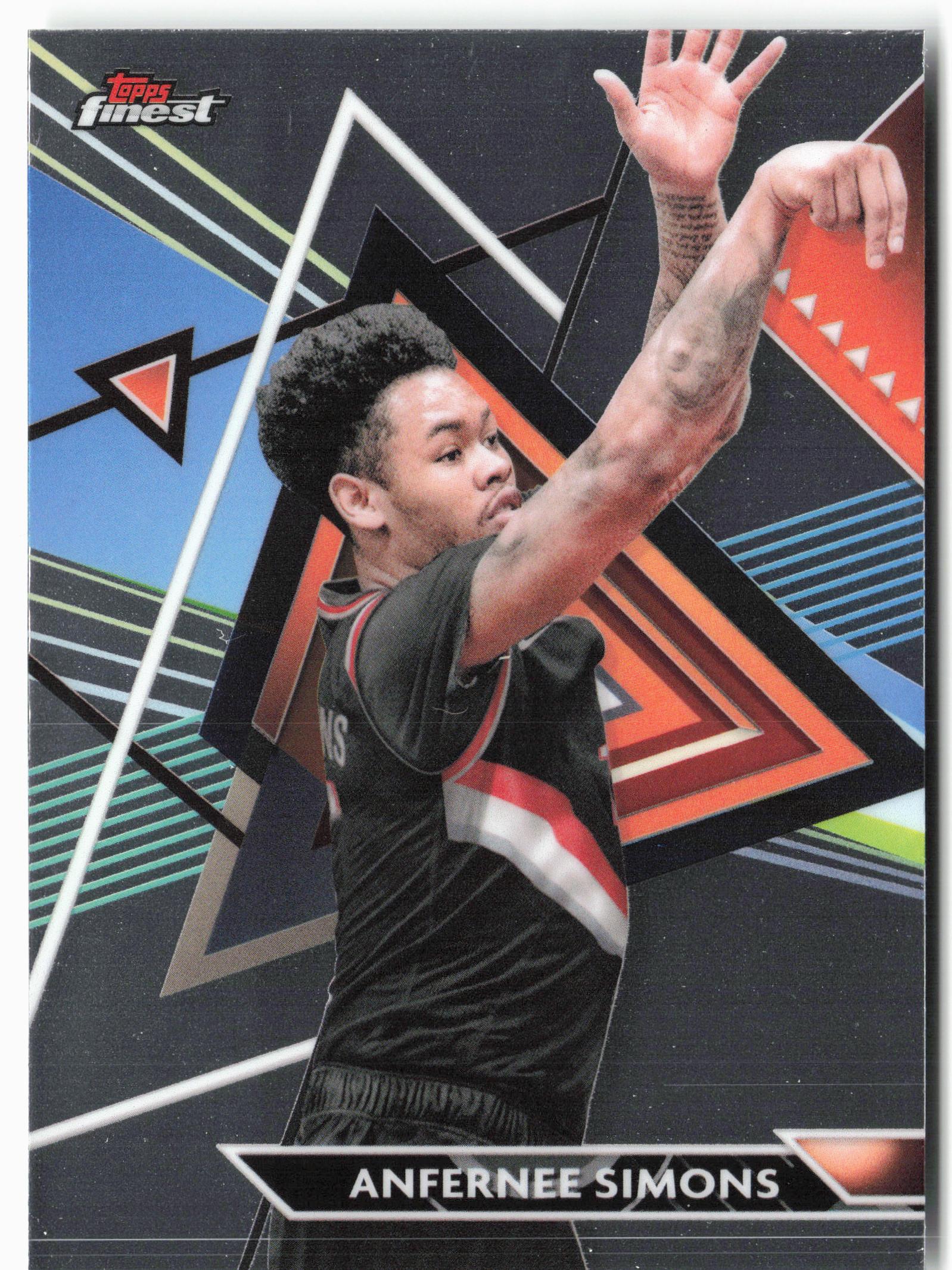 2023-24 Finest #155 Anfernee Simons