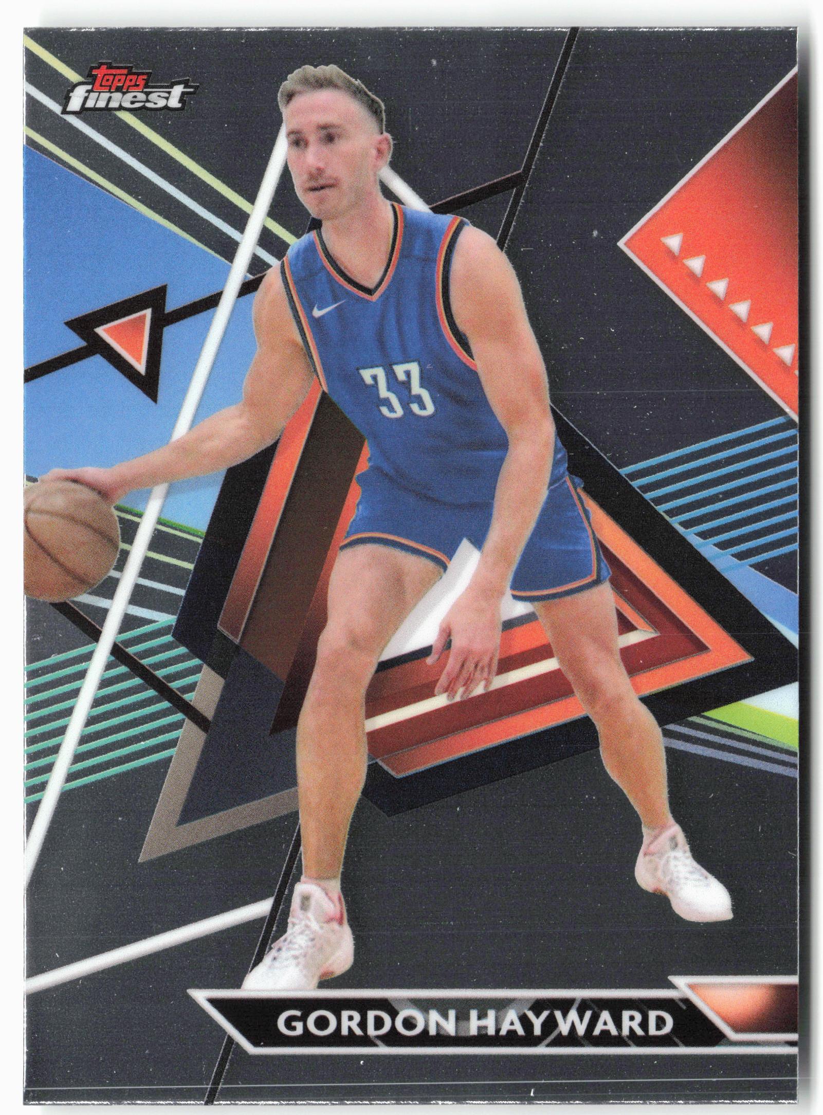 2023-24 Finest #107 Gordon Hayward