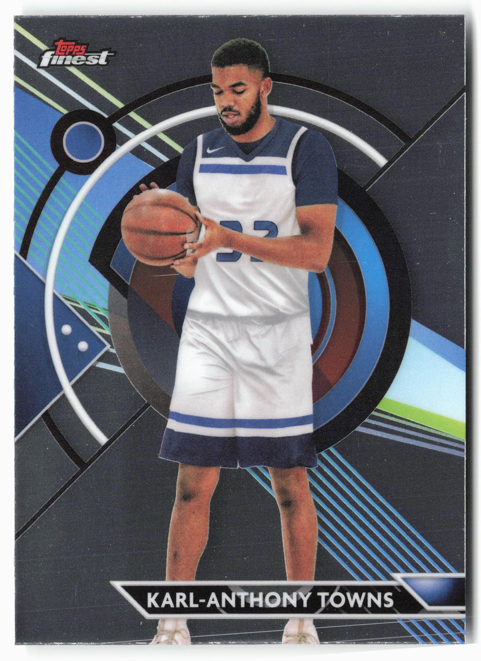 2023-24 Finest #28 Karl-Anthony Towns