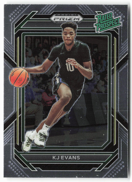 2023 Panini Prizm Draft Picks #4 KJ Evans Rated Prospect