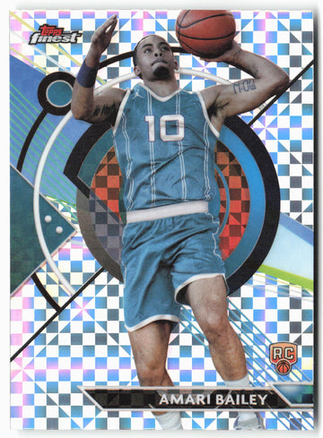 
2023-24 Finest #97 Amari Bailey Checkerboard Refractors