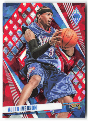 
2023-24 Panini Phoenix #8 Allen Iverson Phoenix Red Ice