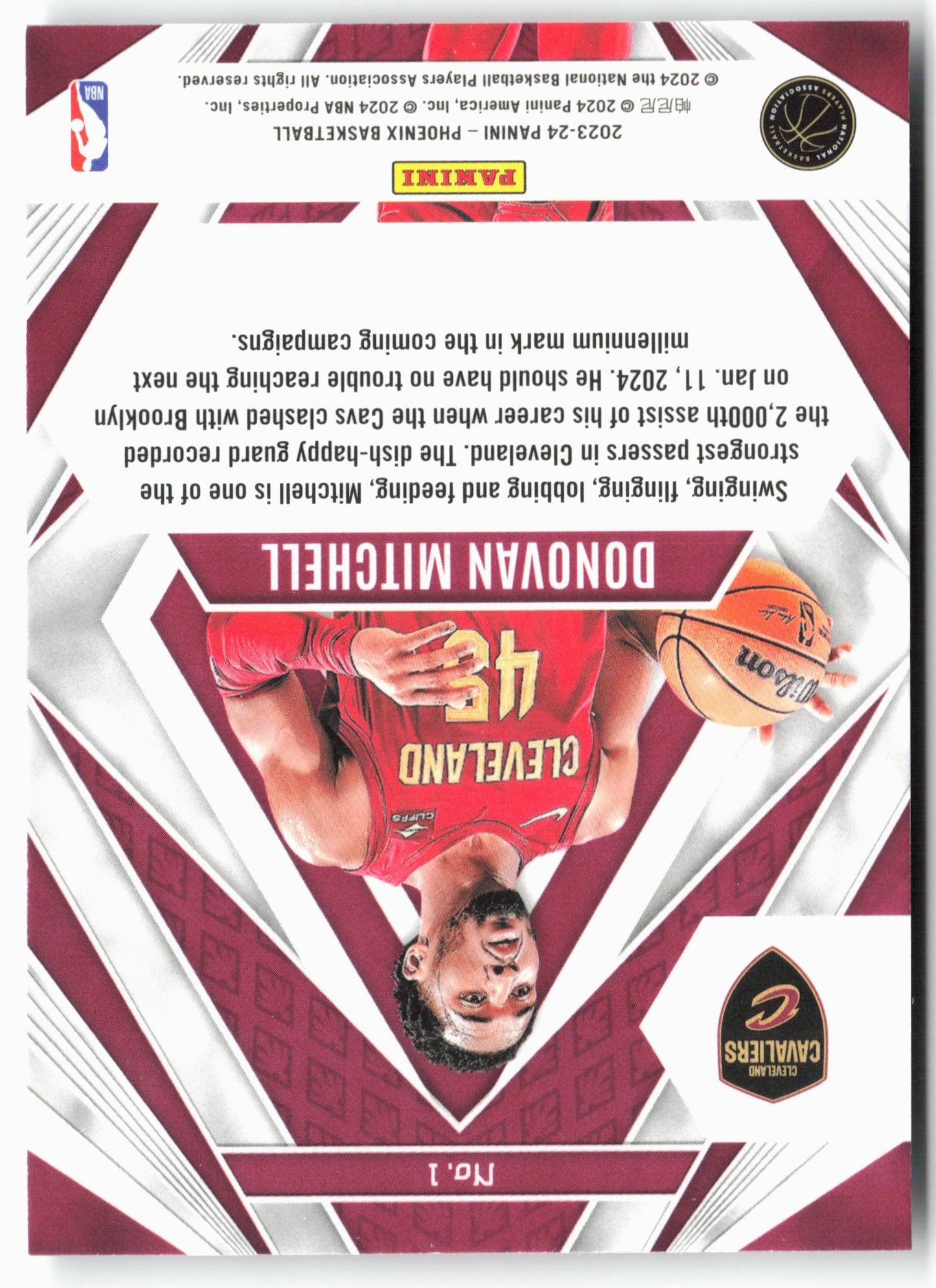2023-24 Panini Phoenix #1 Donovan Mitchell Paragon