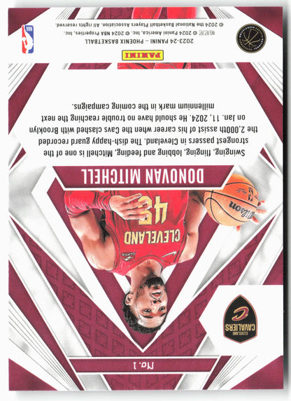 2023-24 Panini Phoenix #1 Donovan Mitchell Paragon