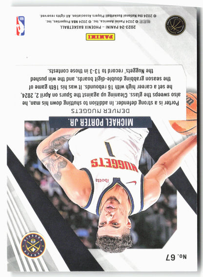 2023-24 Panini Phoenix #67 Michael Porter Jr.
