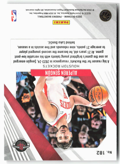 2023-24 Panini Phoenix #182 Alperen Sengun