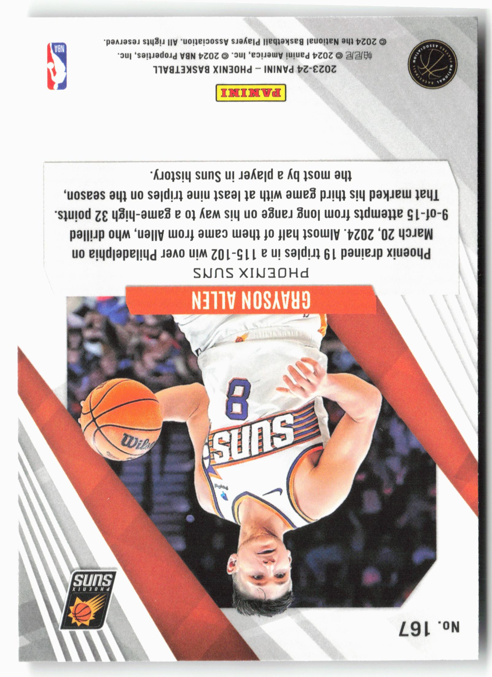 2023-24 Panini Phoenix #167 Grayson Allen