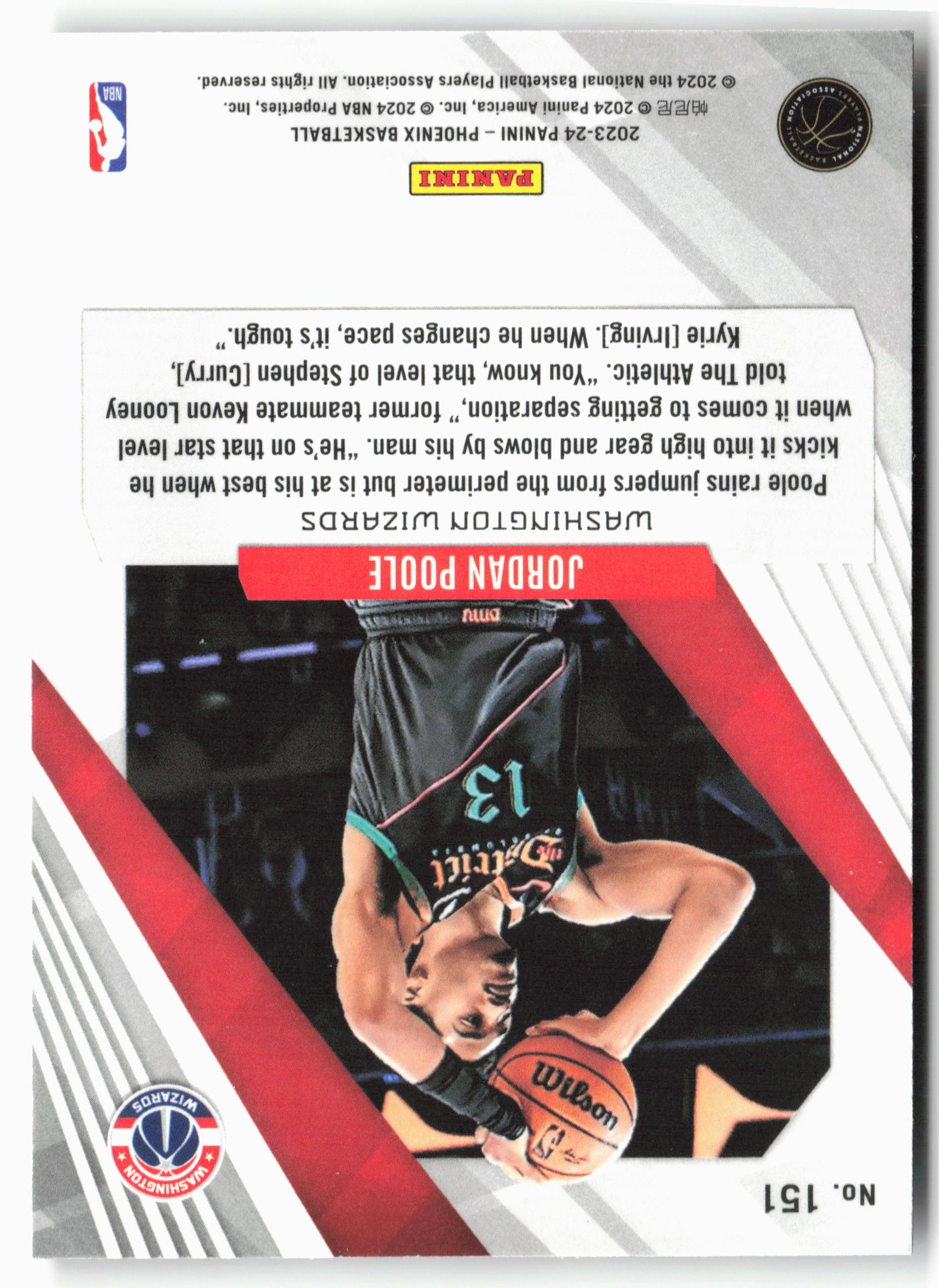 2023-24 Panini Phoenix #151 Jordan Poole